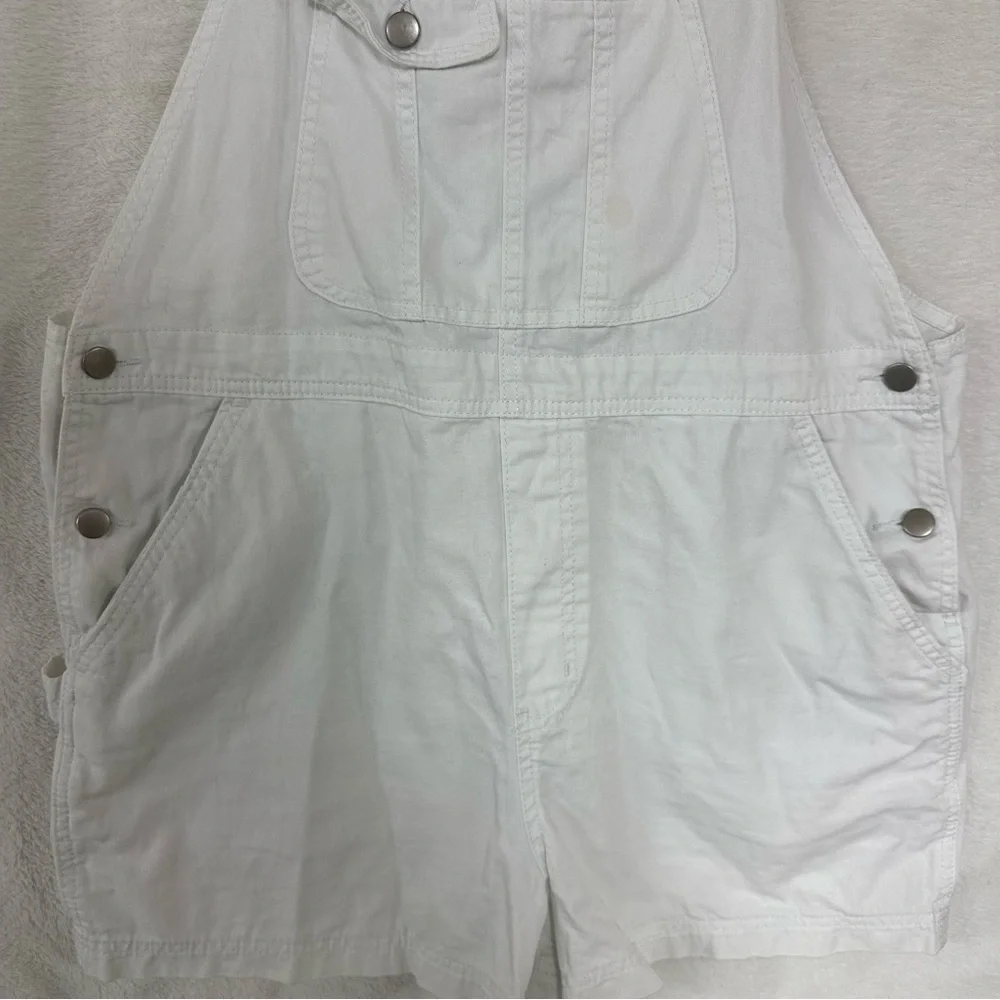 No Boundaries White Shortalls size XL Women - Picture 12 of 13